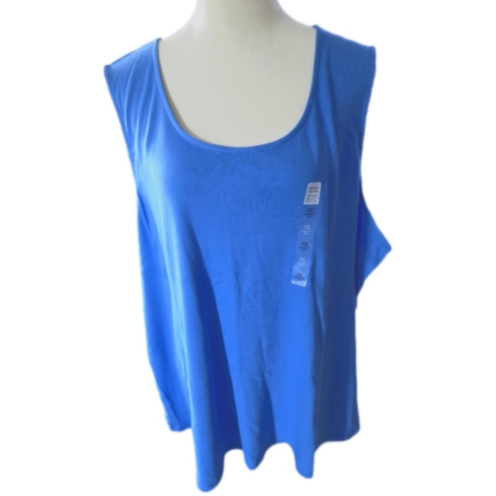 Kim Roger's women's 3X tank top - blue